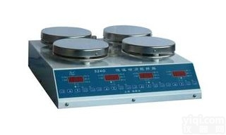 GH/524G  <em>四联磁力加热搅拌器</em>  多工位加热磁力搅拌器