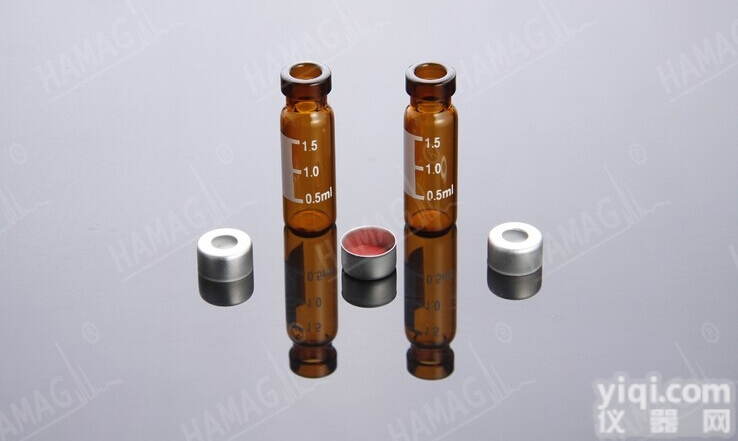 HM-3376  2ML<em>钳口</em>棕色<em>螺纹</em>口色谱样品瓶