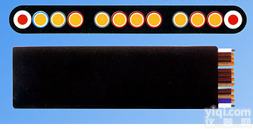 YFFB-KL型  <em>弹性体</em>绝缘及<em>护套</em>承拉控制<em>扁平</em>软电缆