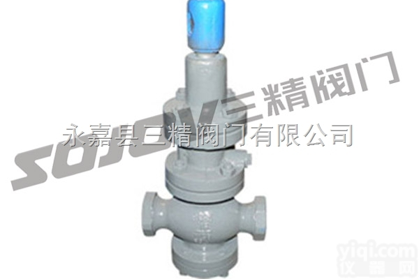 Y13H型  <em>减压阀</em>:活塞式内<em>螺纹</em>蒸汽<em>减压阀</em>.不锈钢<em>减压阀</em>