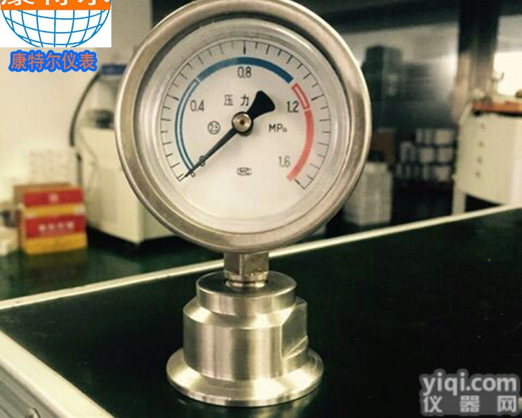 Y-M  <em>卫生</em>型隔膜压力表 <em>卫生</em>型<em>食品级</em>隔膜表