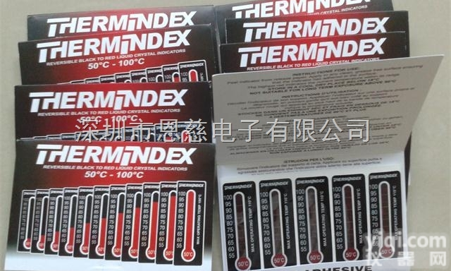 10格<em>可逆</em>型热敏<em>试纸</em>英国THERMAX温度纸TMC可重复使用50-10...