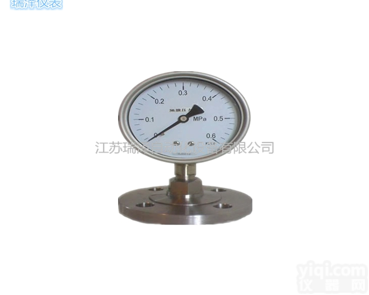 YML-100B  隔膜<em>压力表</em> 不锈钢耐腐耐震防腐<em>压力表</em>法兰式隔膜<em>压力表</em>优质<em>供应</em>