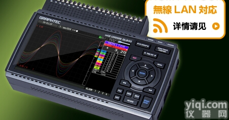 GL840-M  midi LOGGER GL840-M绝缘多通道数据<em>记录仪</em>显示<em>波形</em>曲线
