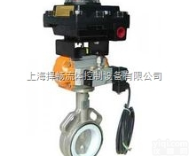 单作用常闭<em>对夹式</em>进水气动<em>不锈钢</em><em>蝶阀</em>