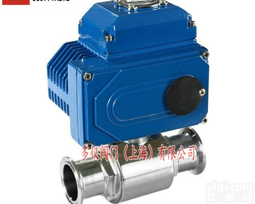 Q981W-10\16P  <em>电动</em>卫生级<em>球阀</em>（食品级<em>球阀</em>），Q981W-10\16P<em>电动</em><em>卡箍</em><em>球阀</em>