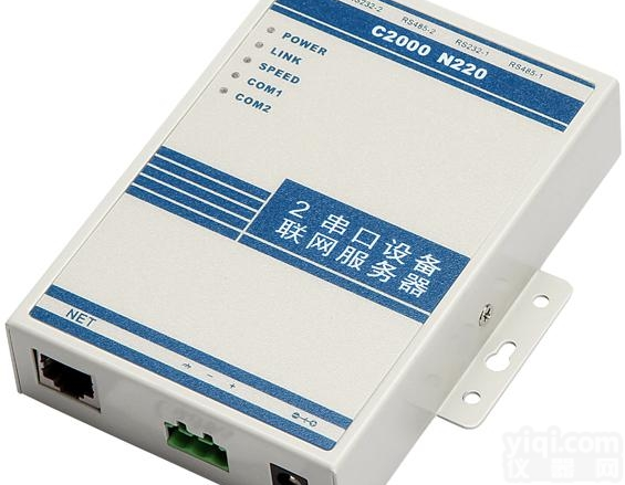 <em>C2000</em> N220  2<em>串口</em>转TCP/IP，<em>串口</em>转网口，双<em>串口</em>联网<em>服务器</em>