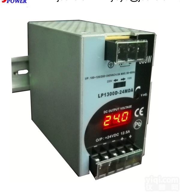 LP1300D-24MDA  昂鼎<em>原装</em>24V12.300W数显<em>导轨</em>式<em>开关电源</em>