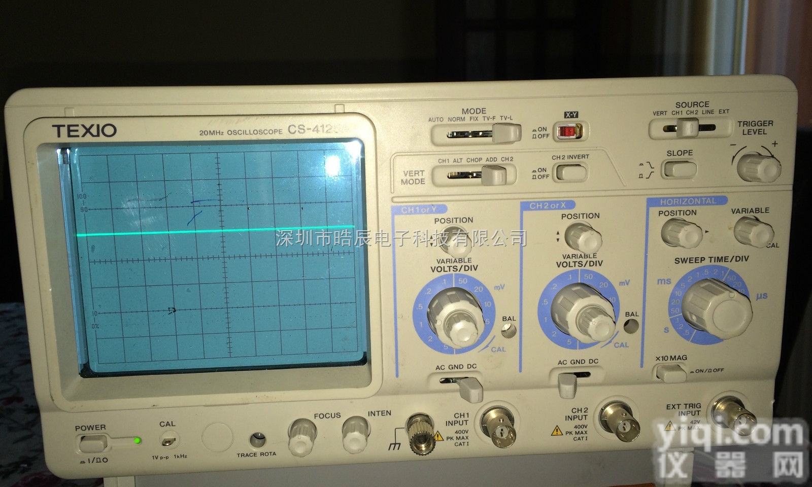 CS-412  <em>建伍</em> CS-412 通用<em>示波器</em>