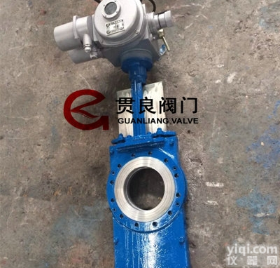 电动刀型闸阀SCZ973H  工业常用阀门电动<em>穿透</em>式刀型闸阀，电动<em>穿透</em>式<em>插板阀</em>