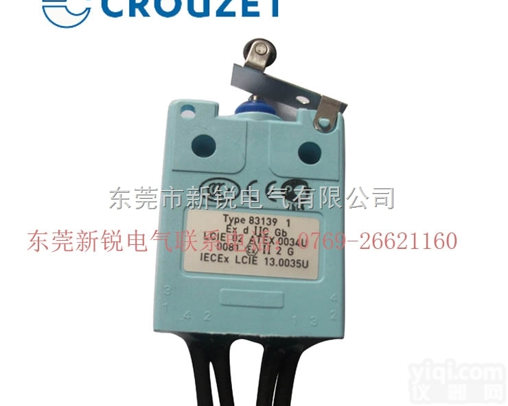 进口CROUZET高<em>诺斯</em>密封等级IP67<em>防爆</em>小型<em>微动开关</em>8313910...