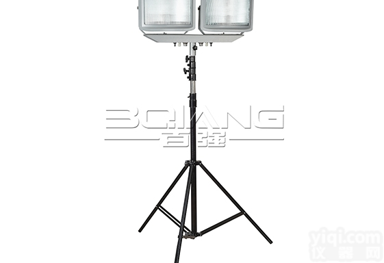 BQ8701  便携式<em>升降</em>照明灯，接市电双灯头<em>升降</em>灯，2*150W<em>金卤灯</em>