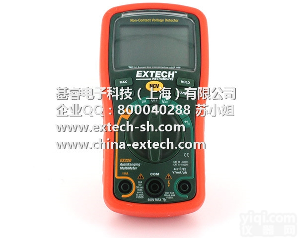 <em>EXTECH</em> EX320-NIST 迷你万用表,带<em>非接触式</em>电压<em>检测器</em> ...