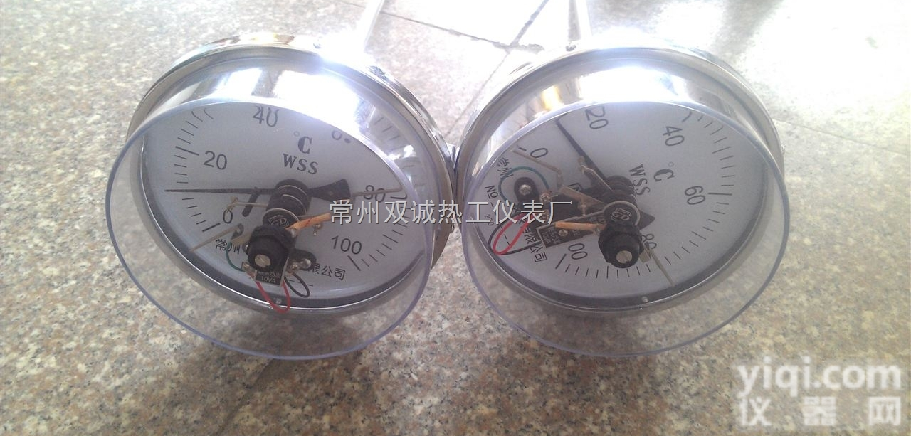 WSS  常州双金属<em>温度计</em>厂家<em>WSSX</em>-481万向型电<em>接点</em>双金属<em>温度计</em>