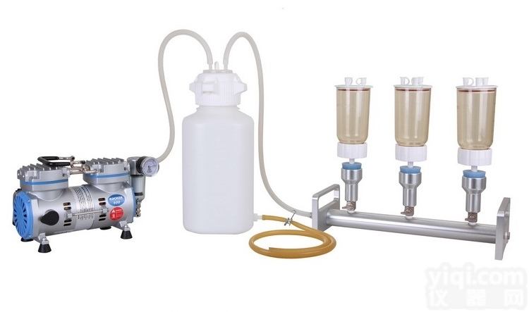 BioVac321c  台湾洛科铝制<em>三联</em>换膜<em>过滤器</em> <em>三联</em>式<em>过滤器</em> 换膜过滤装置 多联抽滤套装