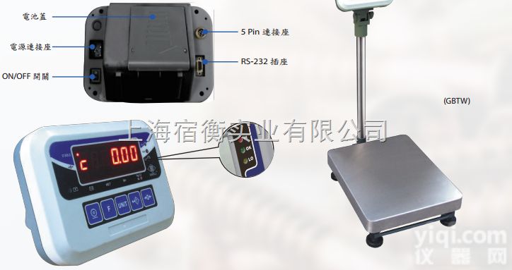 BTW  30-300<em>公斤</em>带报<em>电子秤</em> 英展XK3150（w）-BTW计重称