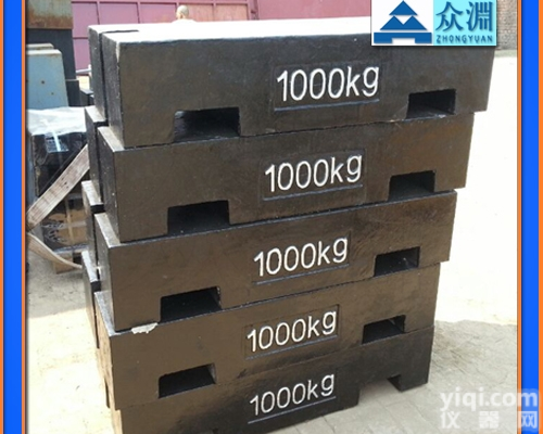 方型<em>铸铁</em><em>砝码</em>1000kg，<em>铸铁</em>1吨<em>砝码</em><em>等级</em>M1级