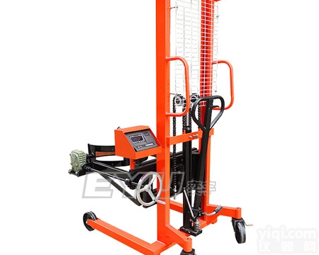 手动升高<em>油桶</em>车<em>带电</em>子秤