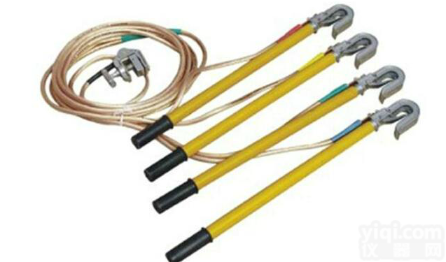 JDX  110kv<em>接地线</em>用绝缘操作杆,<em>35</em>平方的软铜<em>接地线</em> 高压<em>接地线</em> 三相短...