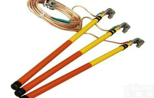 110kv  变电厂高压线路<em>接地线</em>,手握钩式<em>悬挂</em><em>接地线</em> 短路<em>接地线</em> 高压<em>接地线</em> 三相...