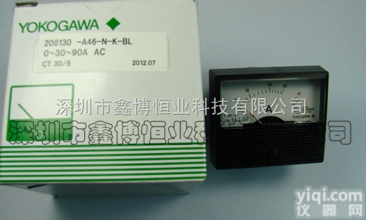 日本<em>横河</em>  指针式<em>电流表</em>208120-AMT 0to10A特价销售<em>横河</em>Y