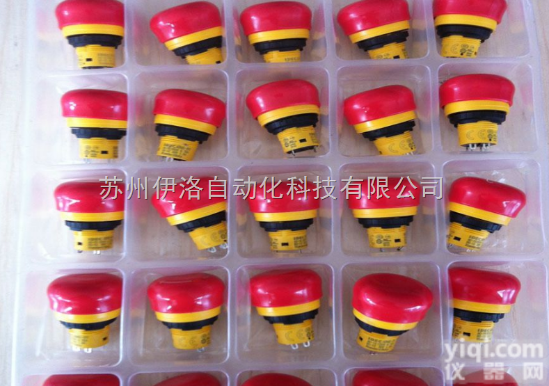 UP9-2499A  日本和泉IDEC,YW1B-M4E10G,大<em>蘑菇</em>头<em>按钮</em>,注塑机启动<em>按钮</em>