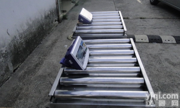 TCS  200kg<em>辊道</em>式<em>滚筒</em>秤 声光红色<em>报警</em>电子秤 辊桶秤厂家