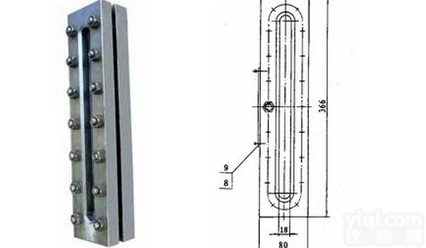 HG5-FK  366*<em>80</em>板式视镜  <em>圆形</em>方框式视镜  <em>圆形</em>板式液位计