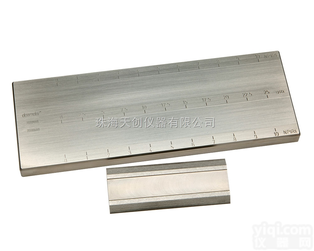 Elcometer <em>2070</em>  <em>英国</em>易高NPIRI研磨<em>细度</em>板Elcometer <em>2070</em>涂料刮板<em>细度</em>计
