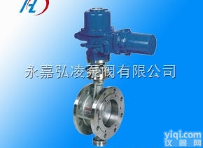 D943H  电动硬<em>密封</em>蝶阀,<em>电动蝶阀</em>结构图,金属硬<em>密封</em>蝶阀