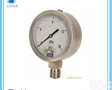 YE-100B  YE-100B不锈钢膜盒<em>耐震</em><em>压力表</em>/<em>耐震</em><em>压力表</em>/厂家<em>直销</em>