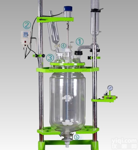 YSF-50L  <em>双层</em>玻璃<em>反应釜</em>价格，咨询<em>巩义</em>予华