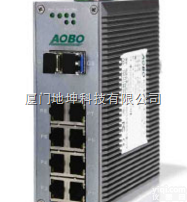 AOBO 6012 8+4G网<em>管型</em><em>导轨</em>式<em>千兆</em>工业交换机