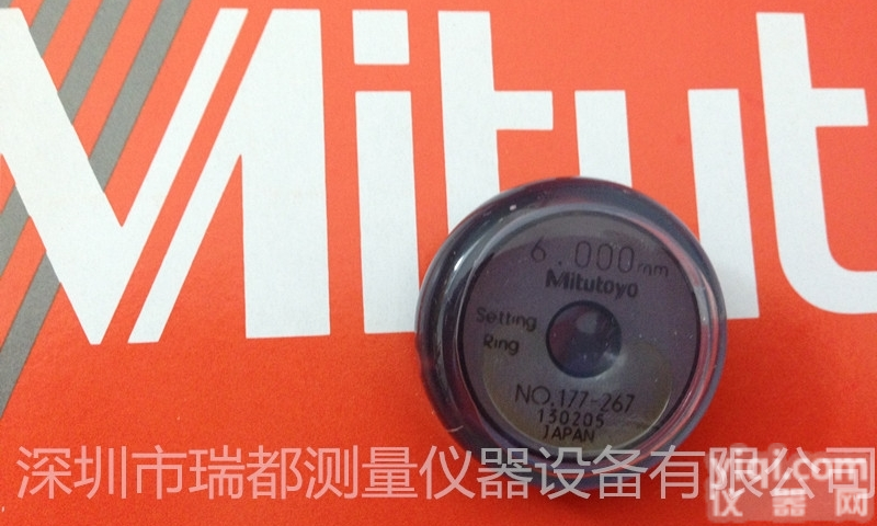 177-267  日本<em>三丰</em>Mitutoyo<em>内径</em>表附件校正环规177-267 直径6MM