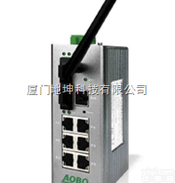 AOBO W5009 9口带无线AP功能的网管型导轨式<em>百兆</em>工业<em>交换机</em>