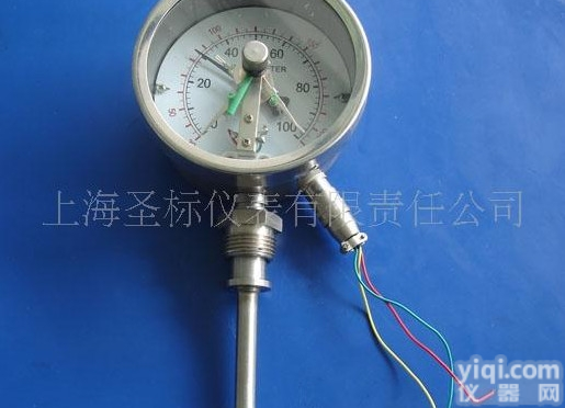 WSSX  电接点双金属温度计WSSX轴向型 WSS<em>万向</em>型 WSS<em>径向</em>型