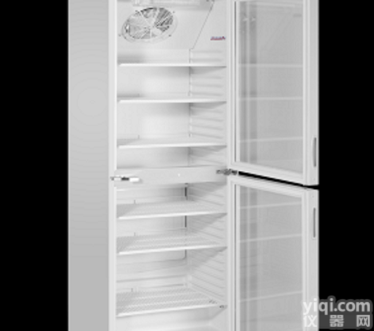 海尔2~8℃<em>医用</em><em>冷藏箱</em>hyc-356<em>双门</em>新品药材保存箱