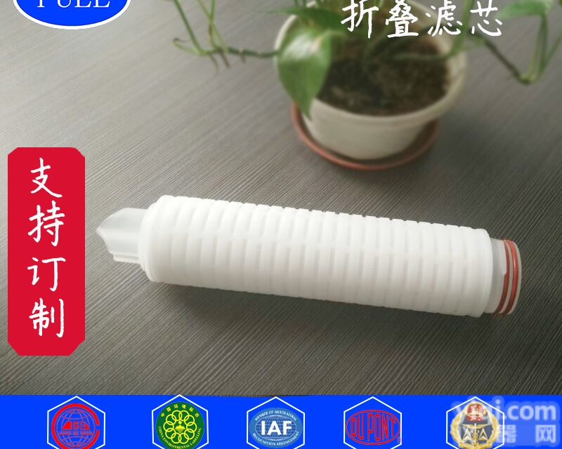 zd  普尔膜 226卡入式聚丙烯折叠<em>滤芯</em>10<em>英寸</em>0.45微米纯水设备保安<em>滤芯</em>