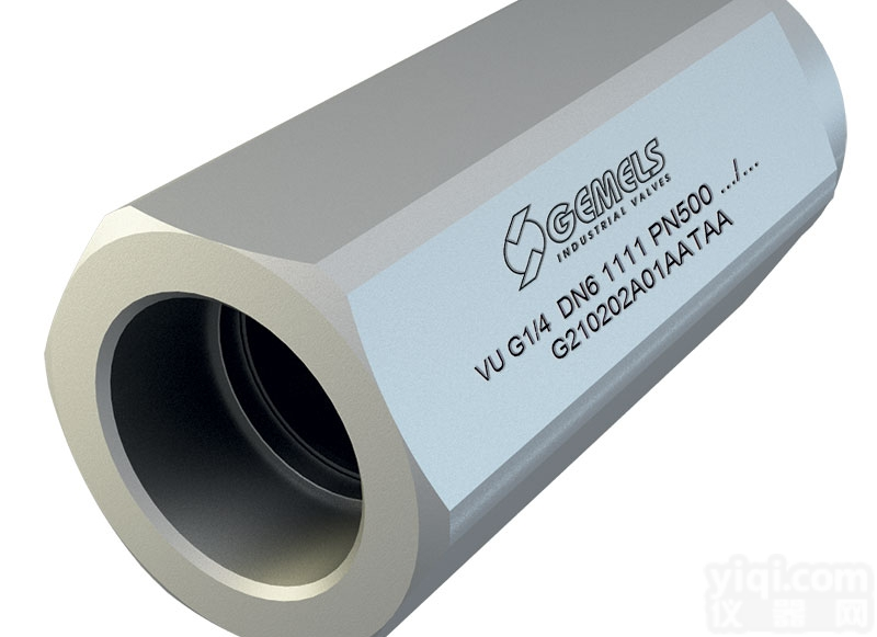 原装进口<em>意大利</em><em>盖姆</em>斯Gemels高压<em>管式</em>止回阀VU
