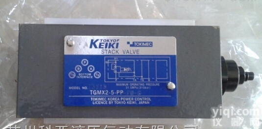 <em>日本</em>东机美<em>TOKIMEC</em><em>液压阀</em>TGMPC-5-ABN-BAN-K