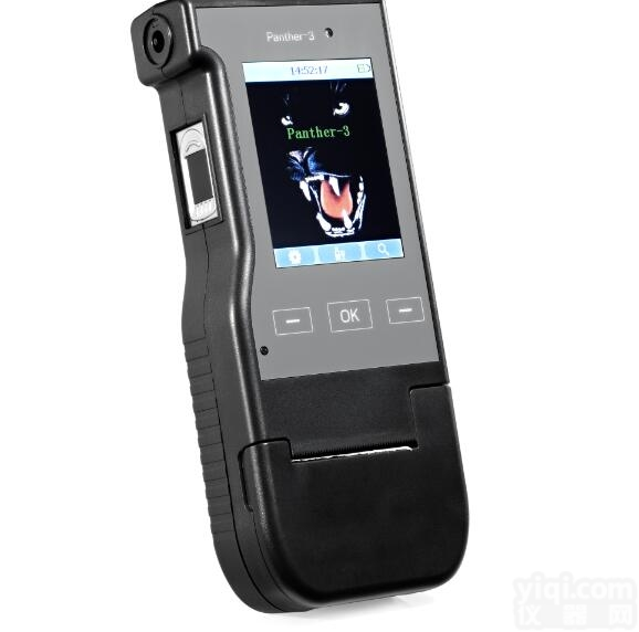 带拍照 定位 <em>网络传输</em>酒精检测仪黑豹3号