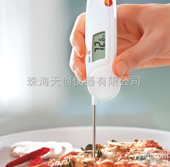 德国德图食品<em>温度计</em>testo 103<em>折叠</em>式<em>温度计</em>