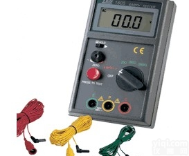 TES-1605  <em>台湾</em>泰仕TES1605<em>电阻</em>测试仪TES-1605打钉式接地<em>电阻</em>仪