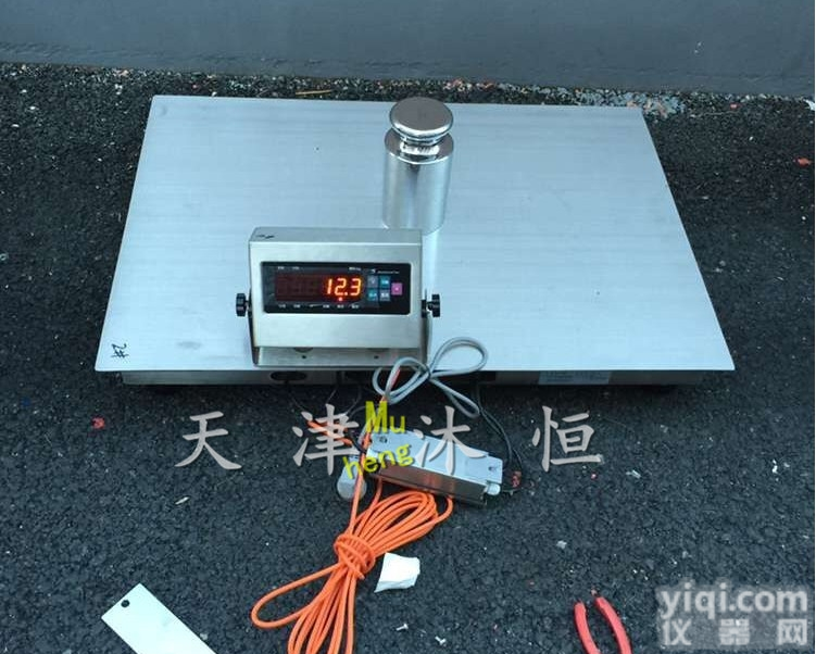 <em>食品厂</em>用2000kg<em>防水</em>不锈钢平<em>台秤</em>