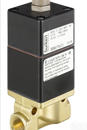 027 557  德国<em>宝德</em>BURKERT<em>膜片阀</em>0262 - <em>气动</em>操作的二位二通阀