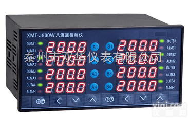 <em>XMT</em>-J800W系列<em>多路</em>温<em>控仪表</em>