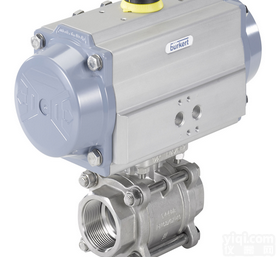 217 281  BURKERT<em>球阀</em>8805 - 二位<em>二通</em>,二位三通<em>球阀</em>,带有<em>气动</em>摆动驱...