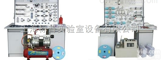BPYQPK-M  <em>插孔</em>式木桌<em>液压气动</em>PLC控制<em>实验台</em>|液压与气动实训装备