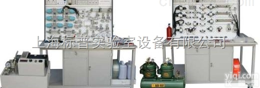 BPYQPK-T  <em>插孔</em>式铁桌<em>液压气动</em>PLC控制<em>实验台</em>|液压与气动实训装备