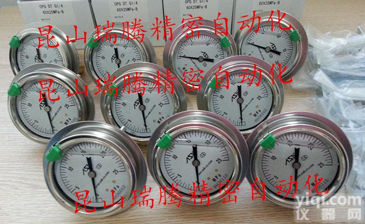 <em>日本</em>ASK<em>株式会社</em>OPG-DT-G1/4-60x25MPa-B背接式压...